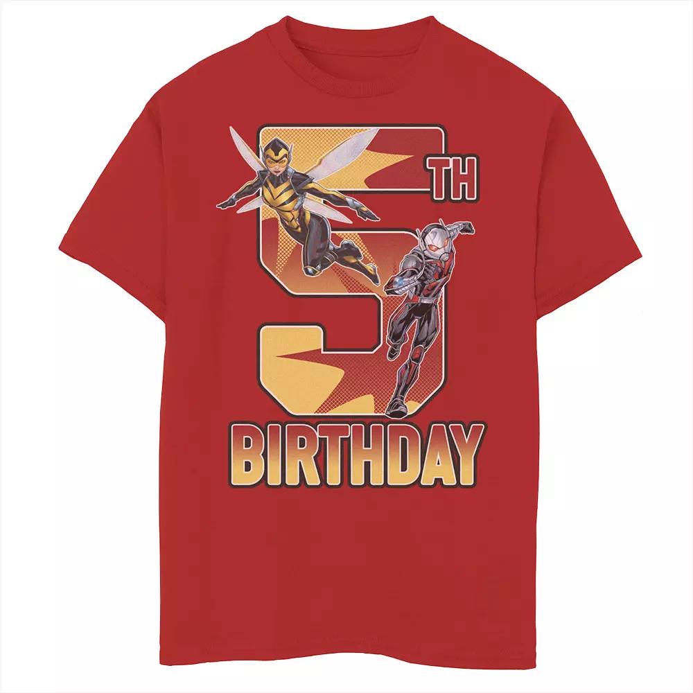 Boys 8-20 Marvel Ant-Man and Wasp 5th Birthday Graphic Tee, Boy's,  Product Image