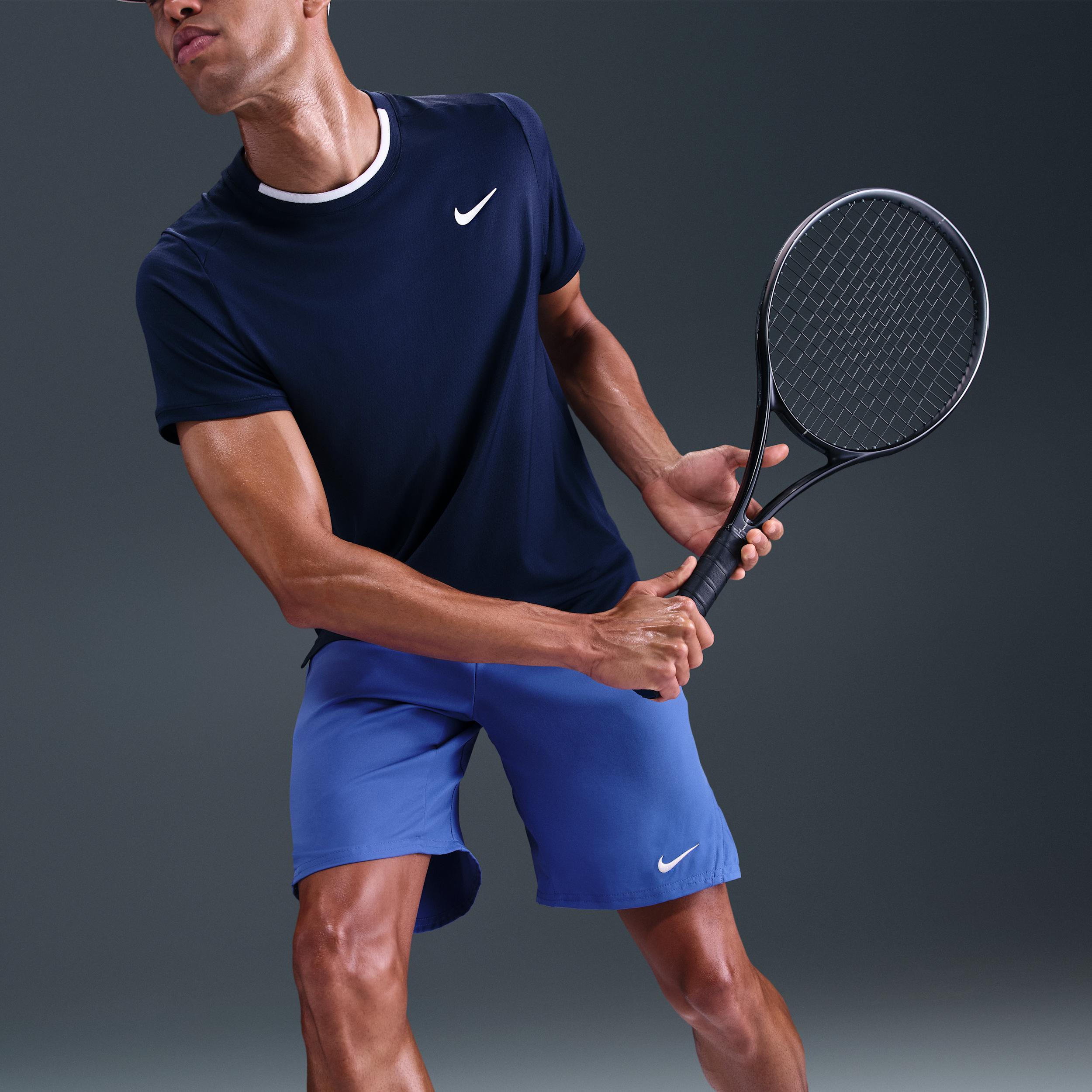 Nike Mens Court Victory Dri-FIT 9 Tennis Shorts | FD5384-411 Product Image