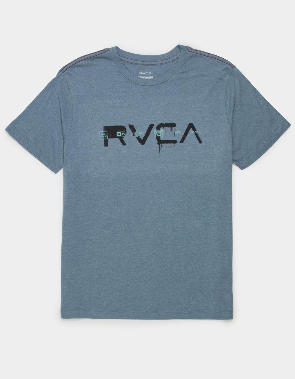 RVCA All Spray Mens Tee - SLATE BLUE Product Image