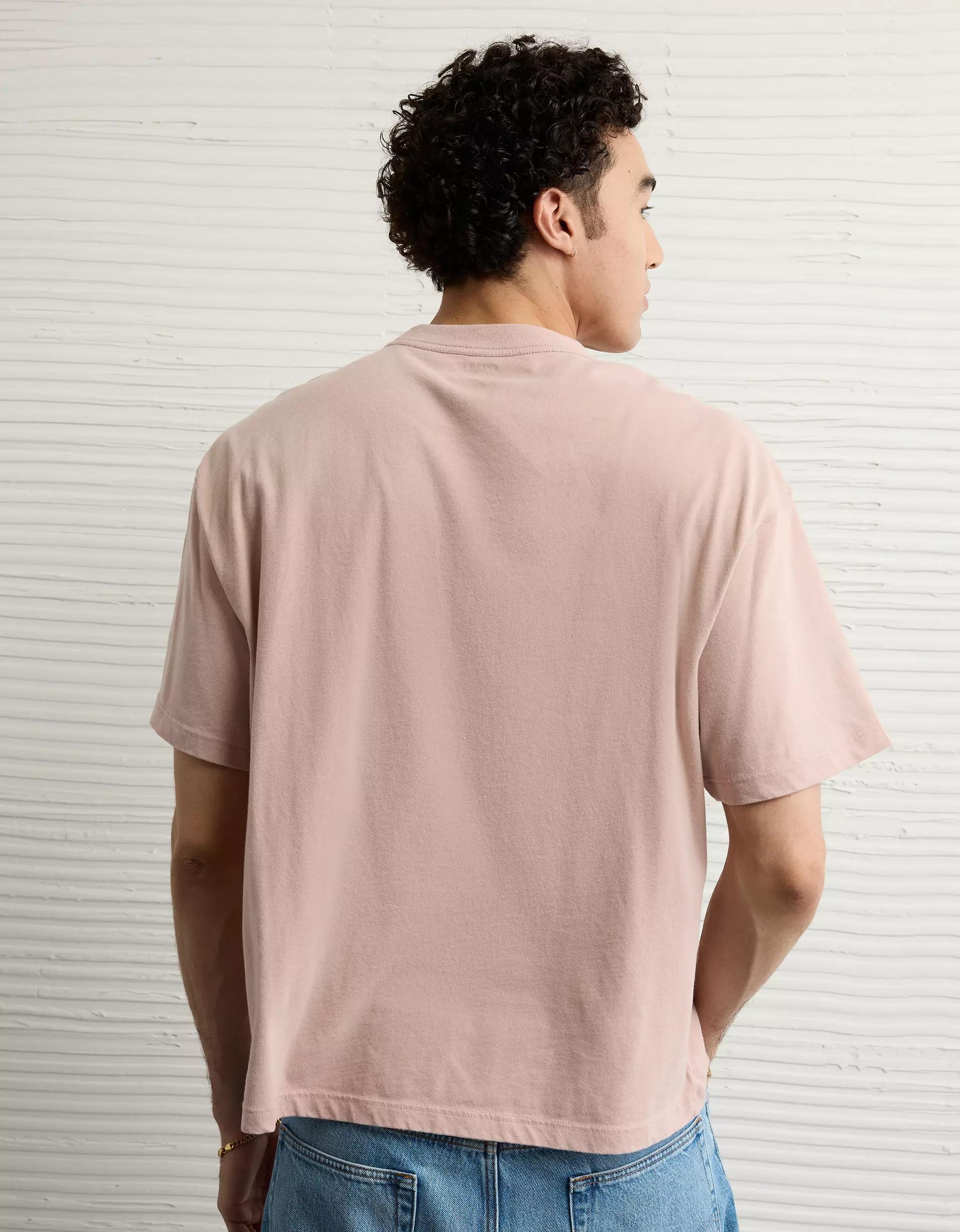 AE Boxy Sueded Jersey T-Shirt Product Image