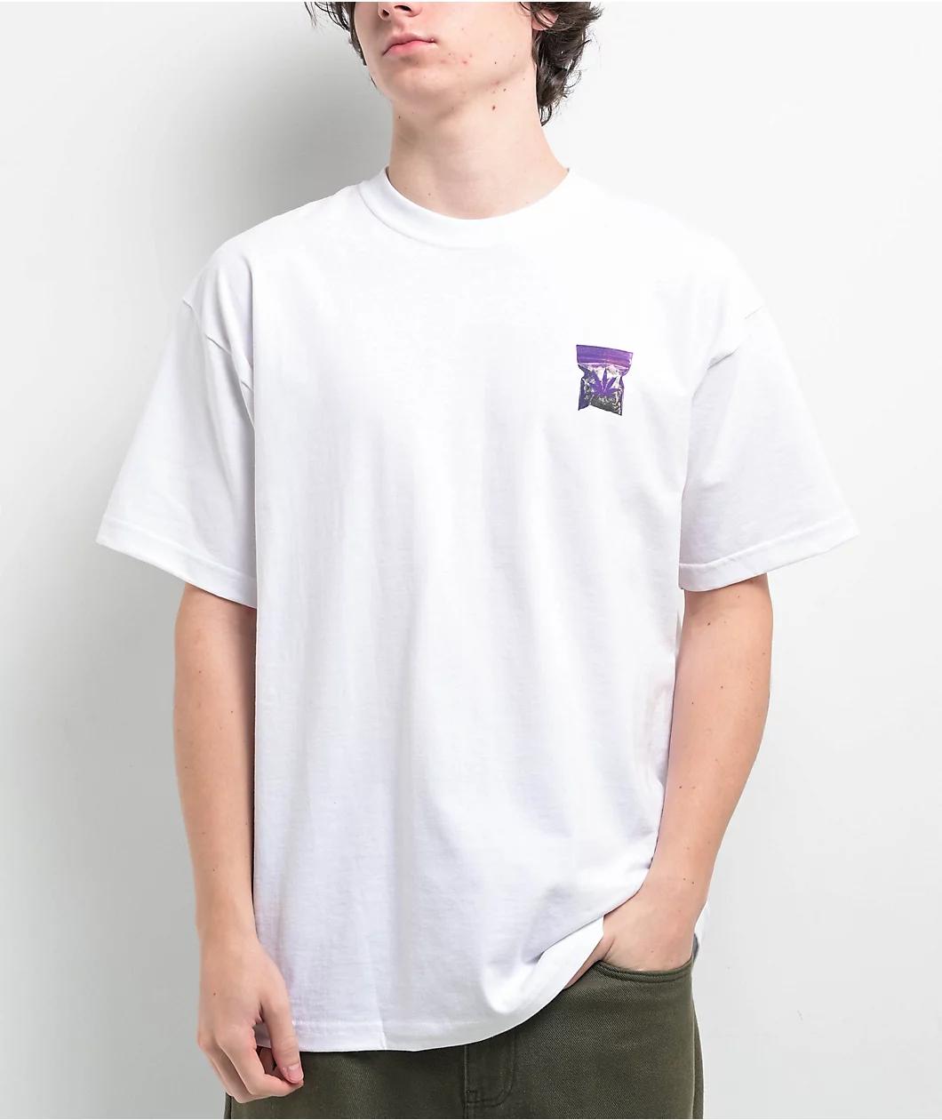 HUF Dank White T-Shirt Product Image