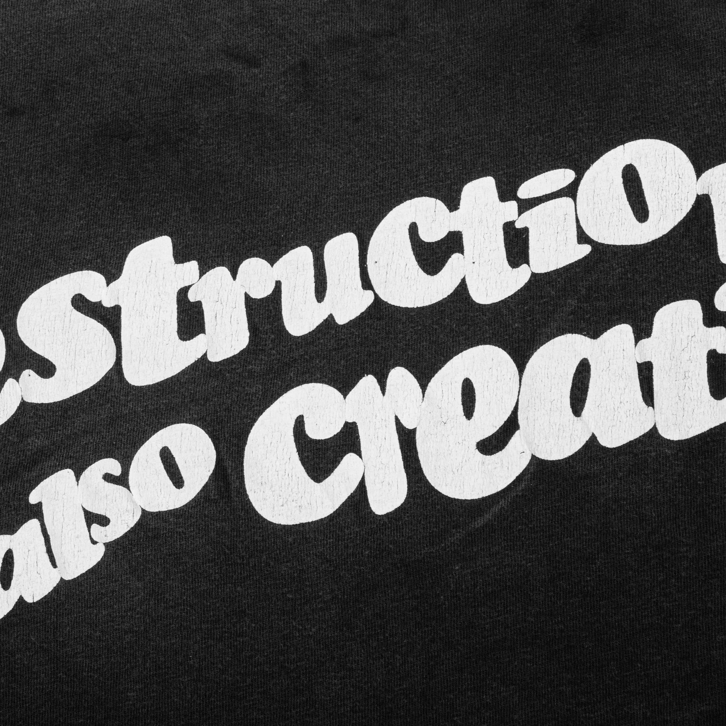 L/S T-Shirt Destruction - Black Male Product Image