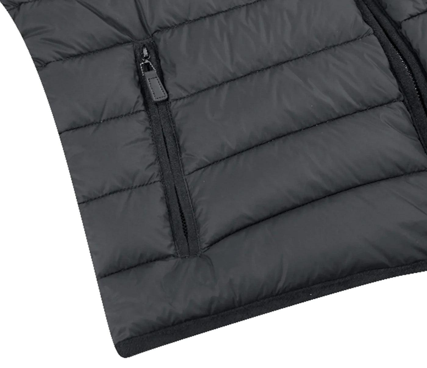 Black Regular Classic Fit Goose Down Vest Product Image