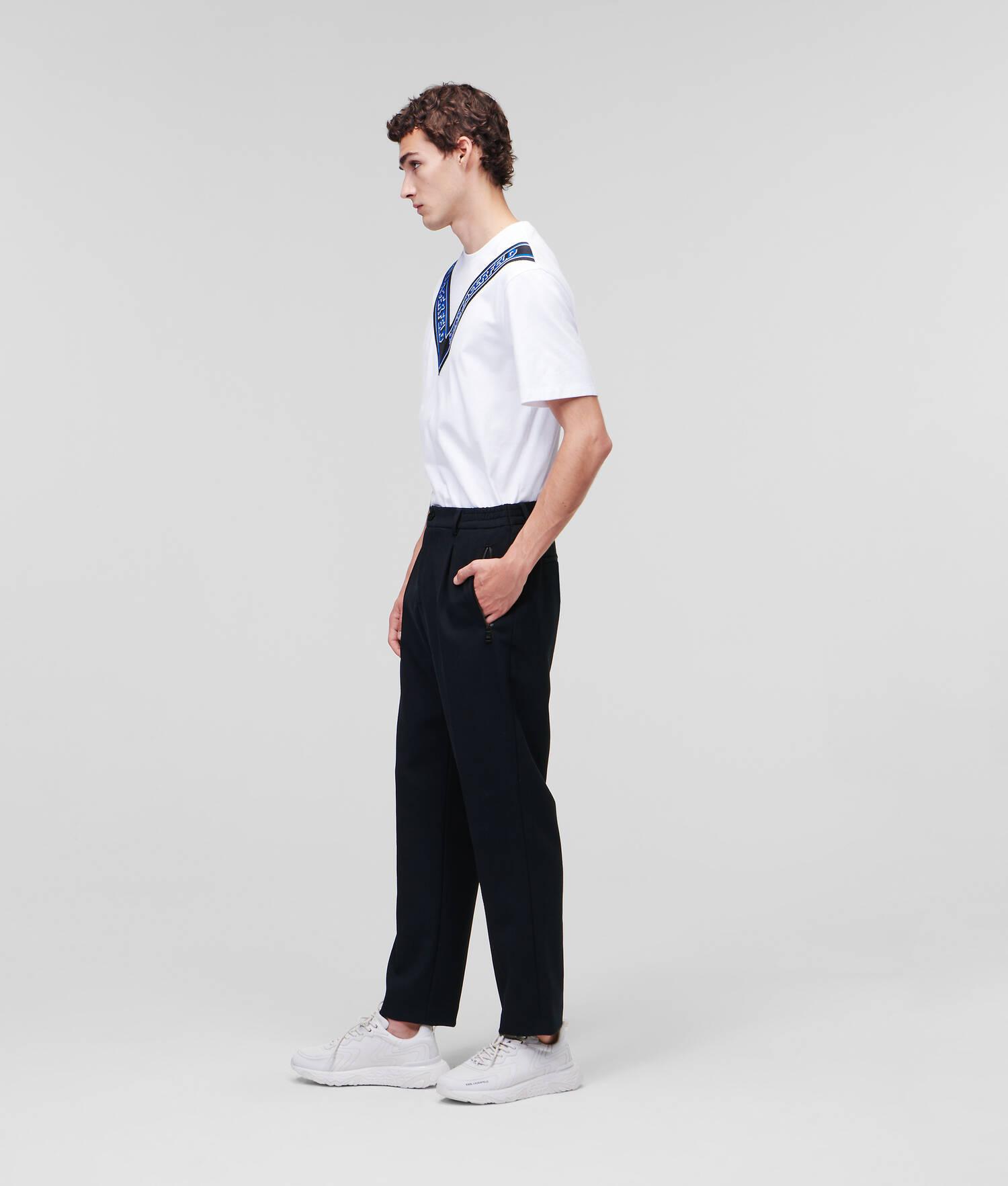 TAILORED PANTS WITH ZIPPED POCKETS Product Image