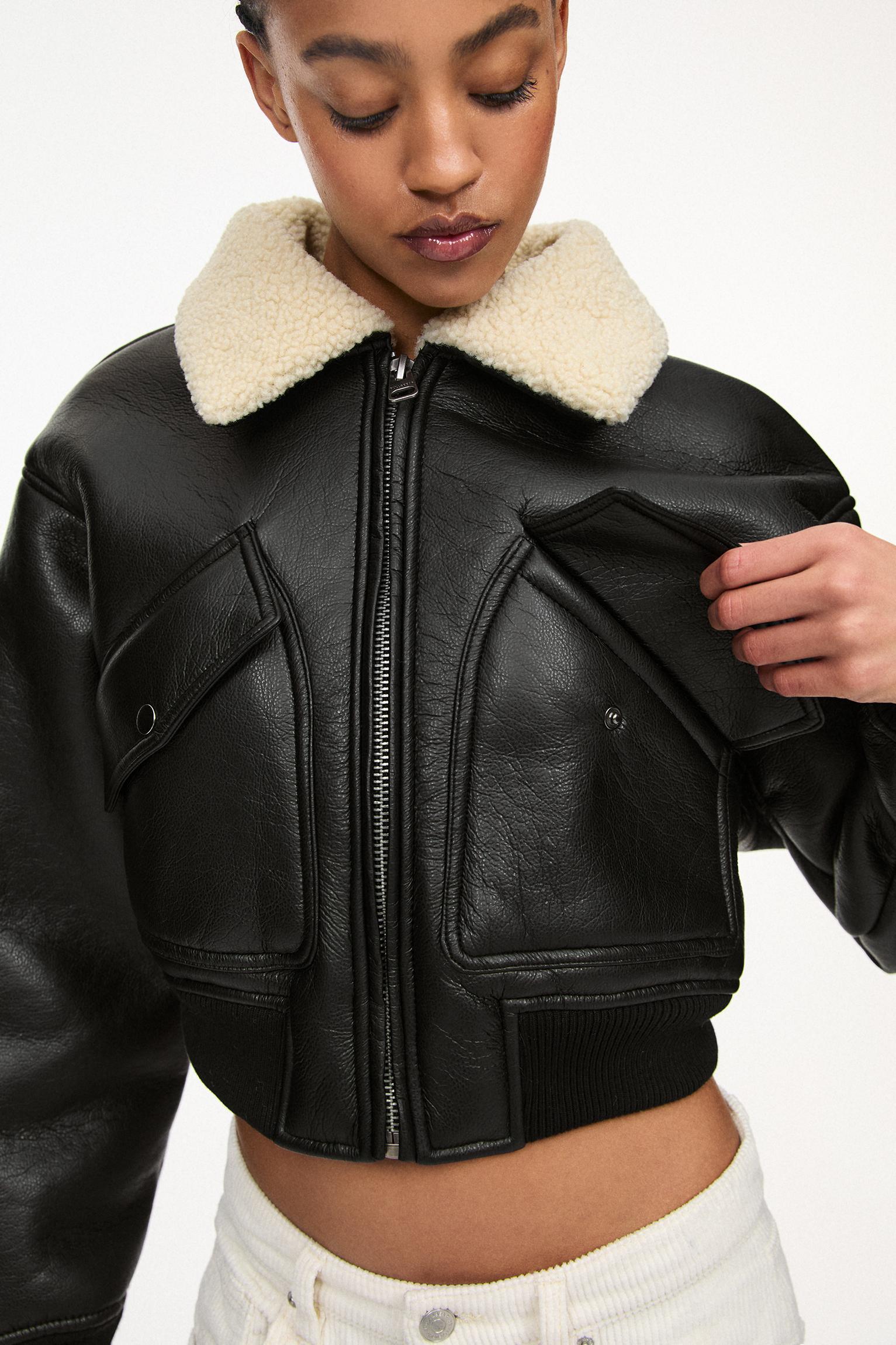Double-sided cropped jacket Product Image