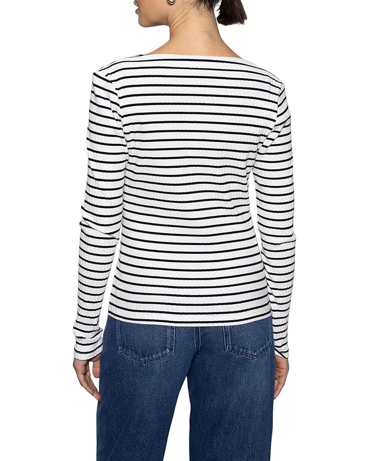 Women's Sanctuary Long Sleeve Boatneck T-shirt Product Image
