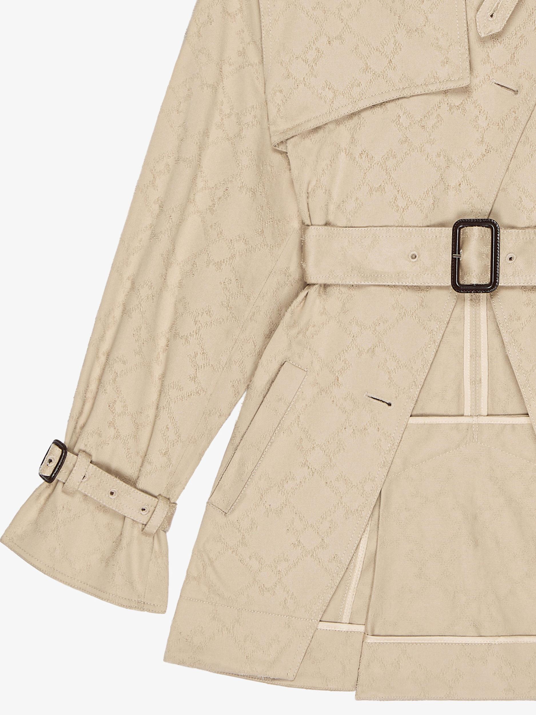 Trench-coat in monogram 72 cotton Product Image