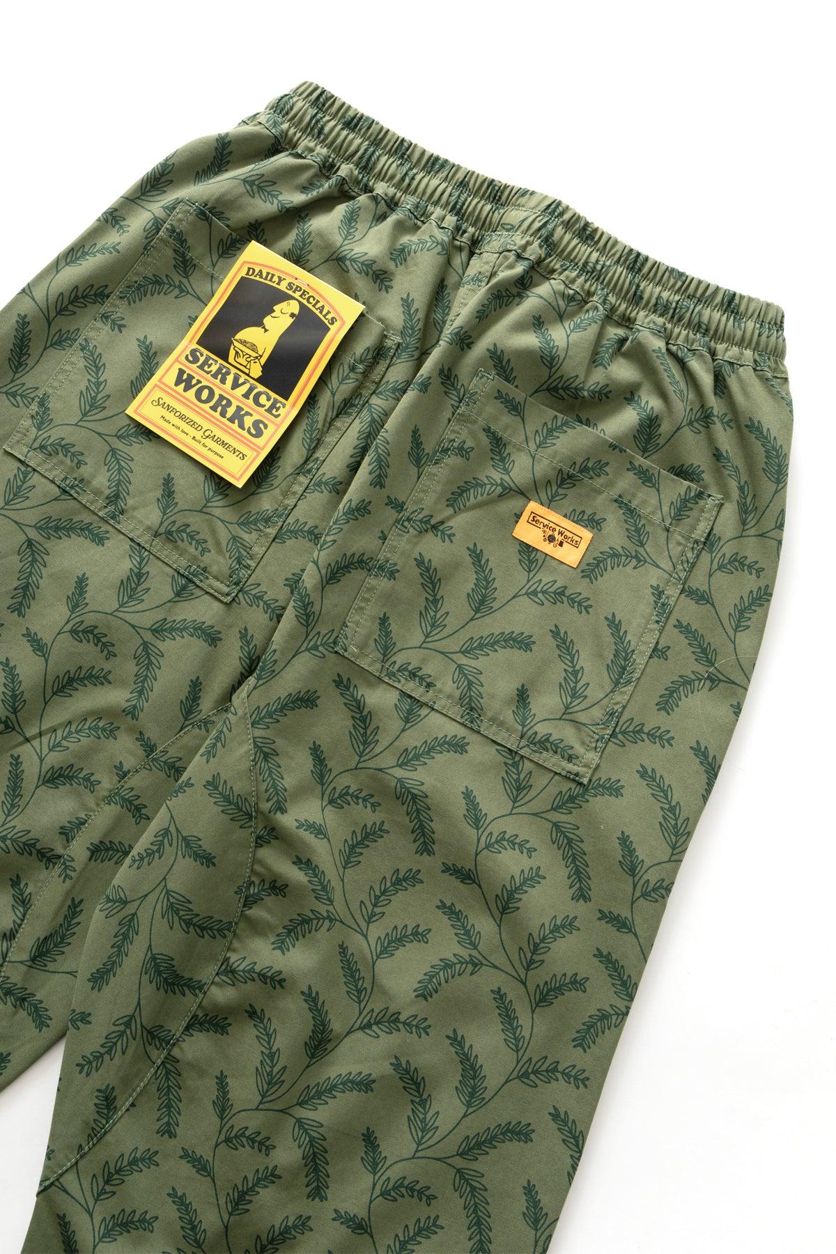 Branch Twill Chef Pants - Olive Product Image