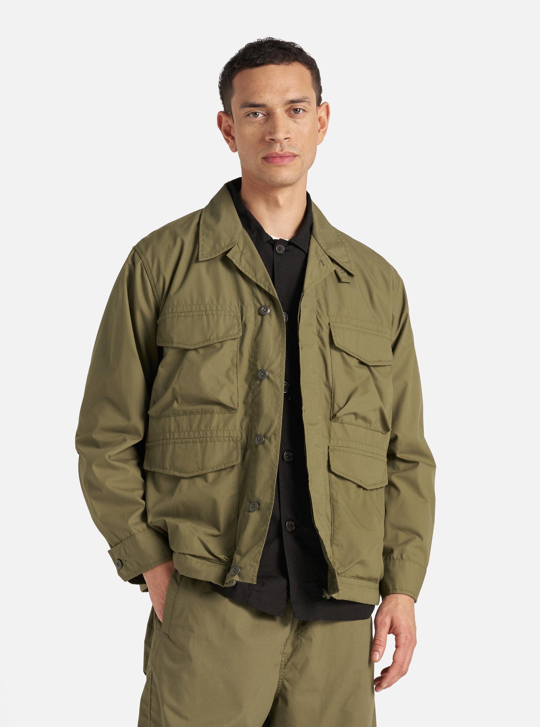 Olive Recycled Polytech Parachute Field Jacket Product Image