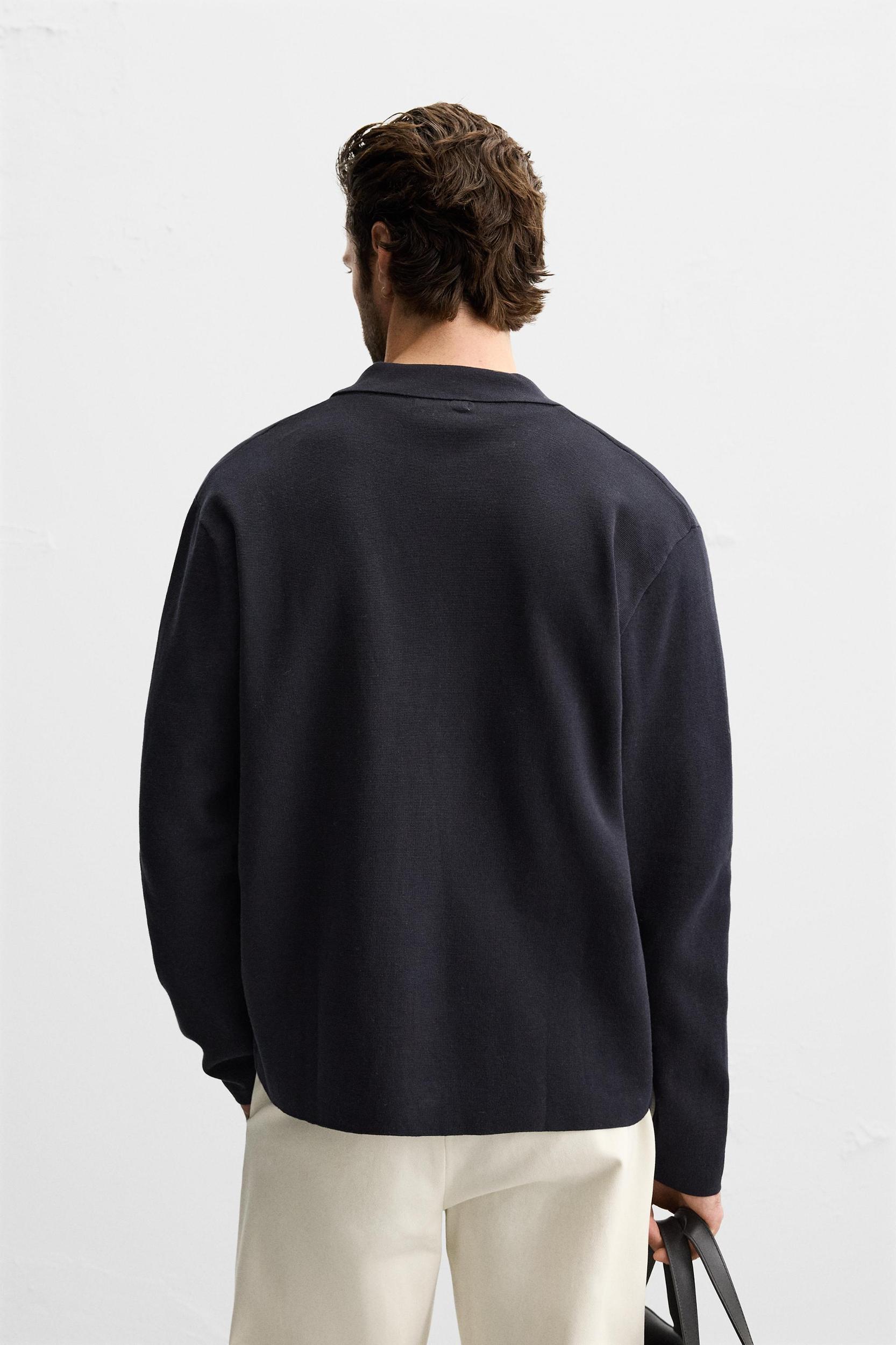 POCKETED COTTON CARDIGAN Product Image