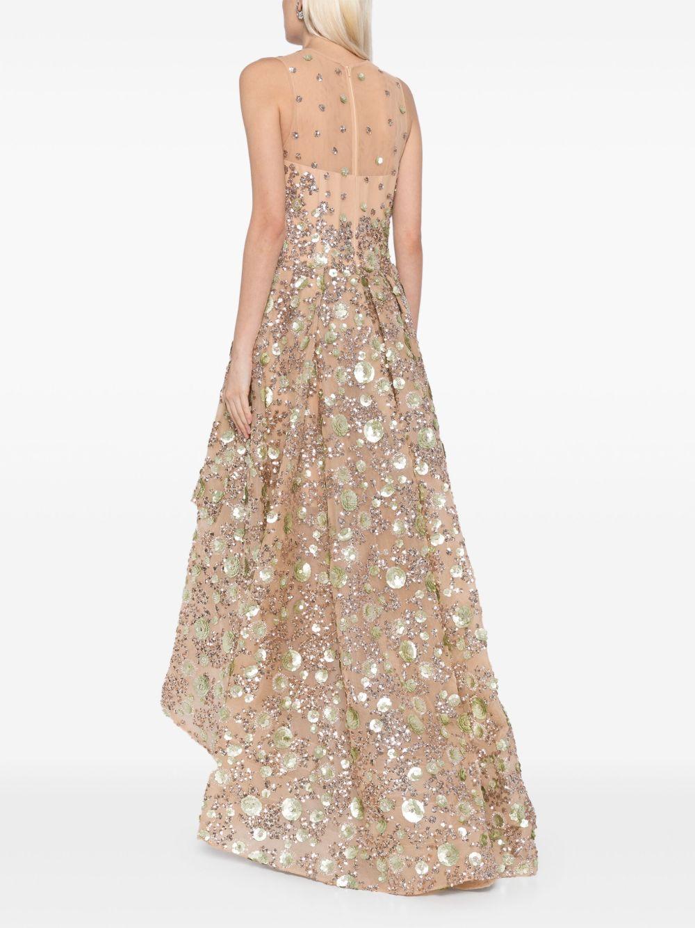 bead-embellished tulle gown Product Image