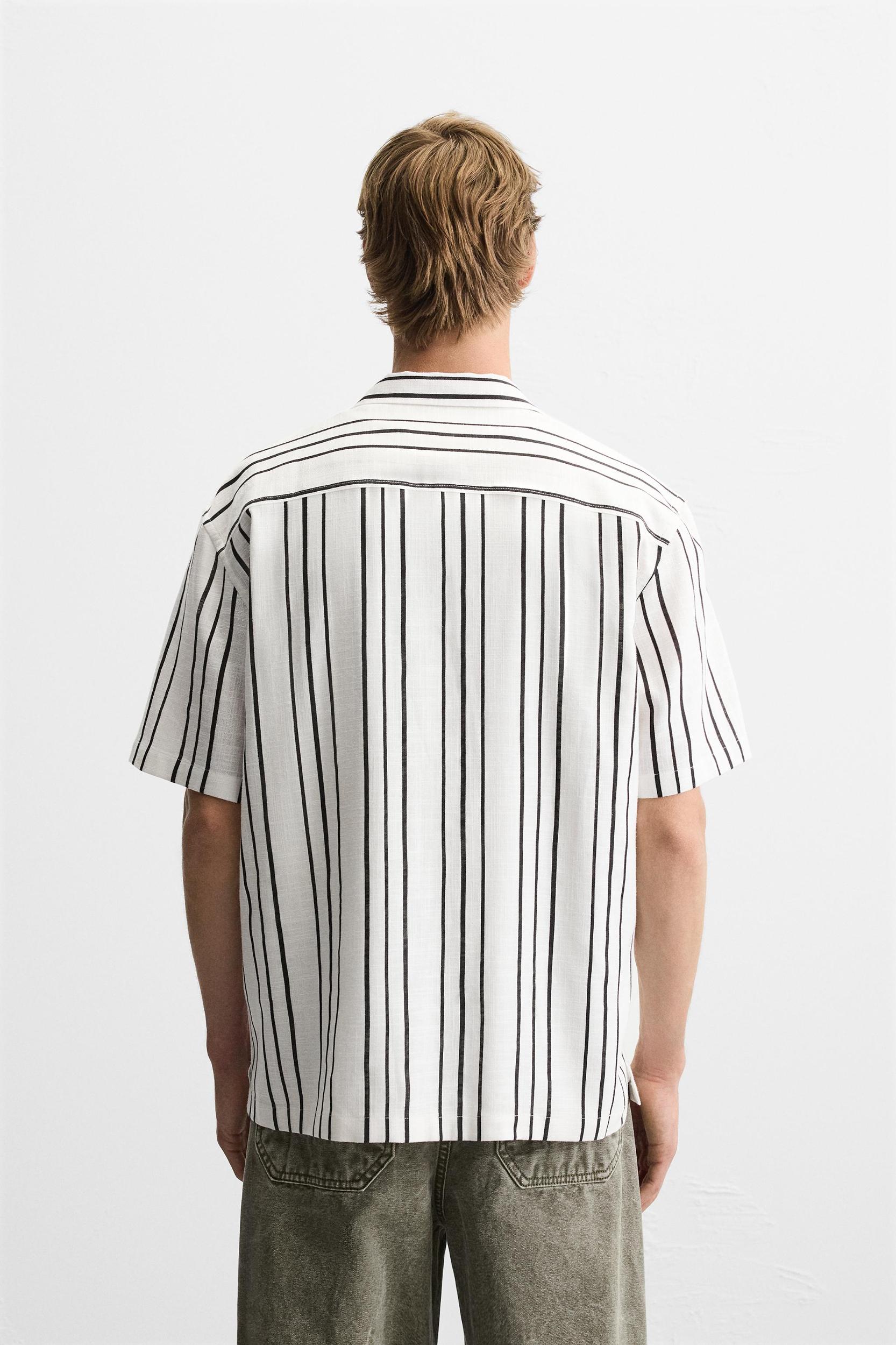 FLOWY STRIPED SHIRT Product Image