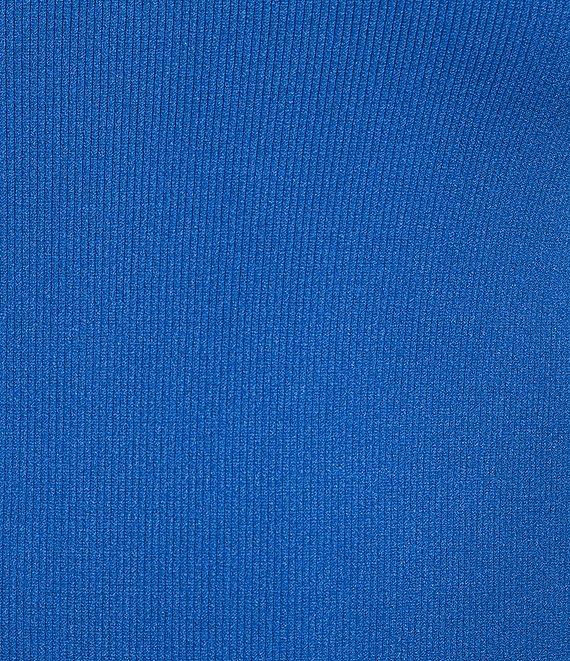 Gibson & Latimer Knit Nylon Crew Neckline Short Sleeve Seamless Top Product Image