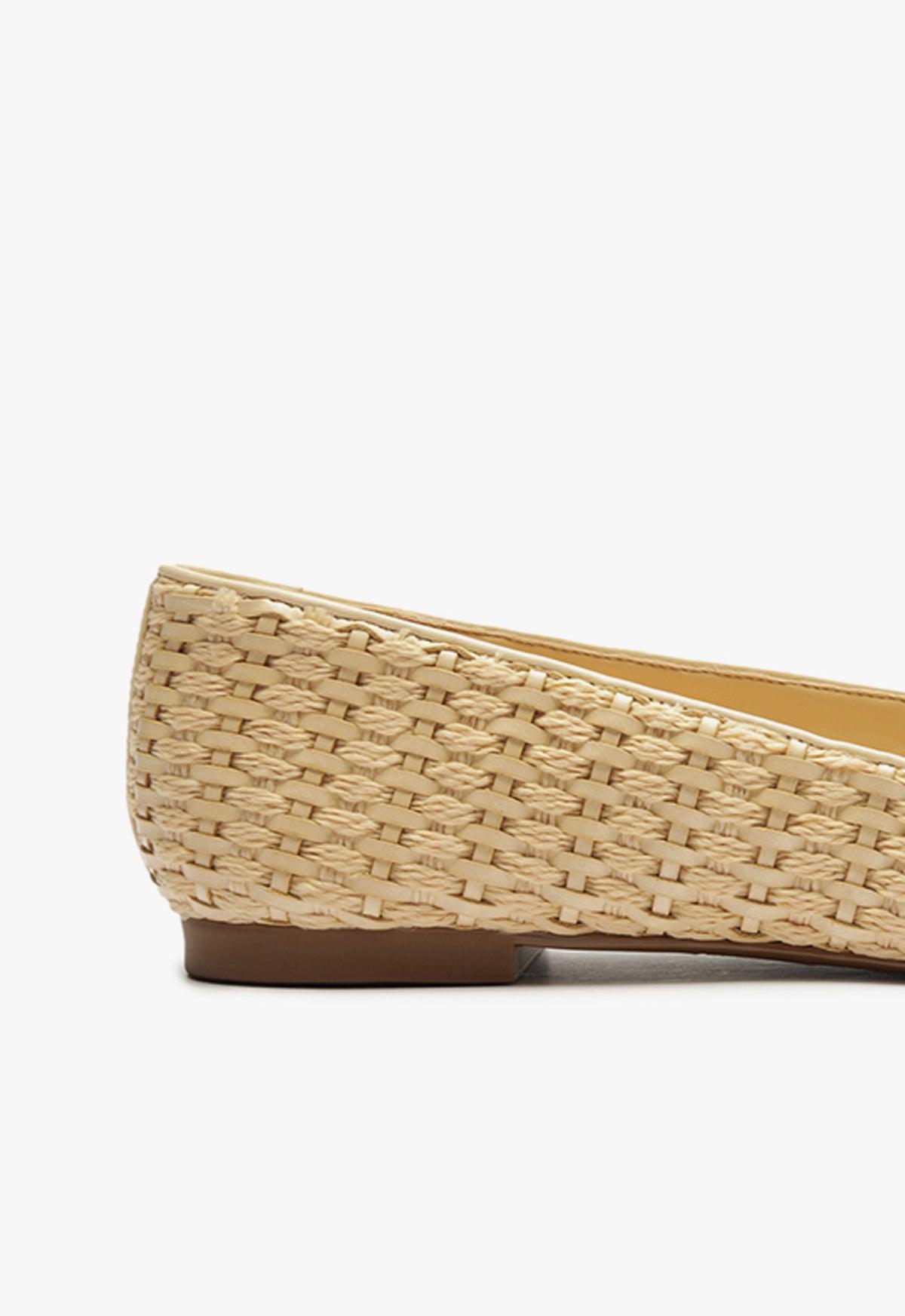 Arissa Straw Ballet Flat Product Image