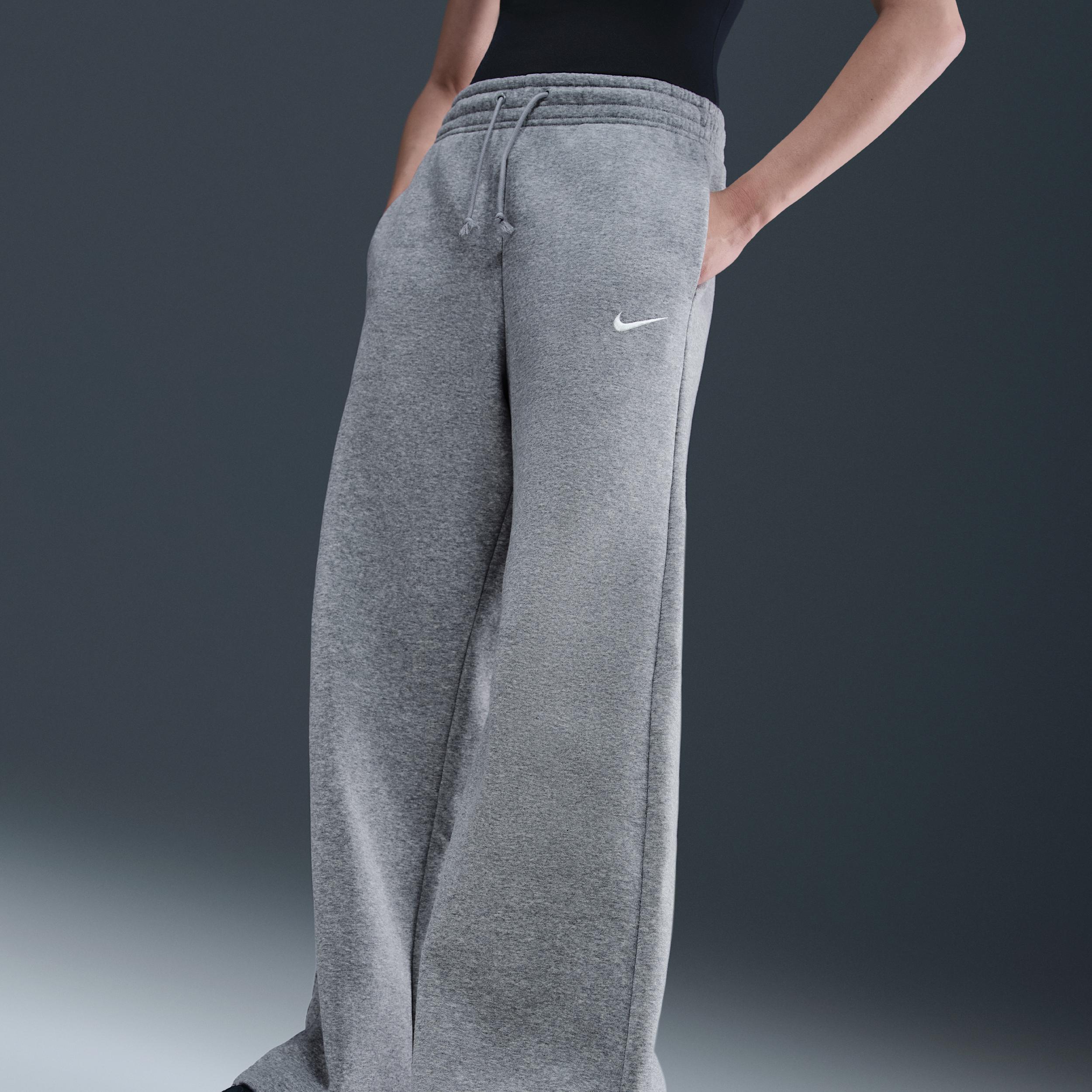 Women's Nike Sportswear Phoenix Fleece High-Waisted Wide-Leg Pants Product Image
