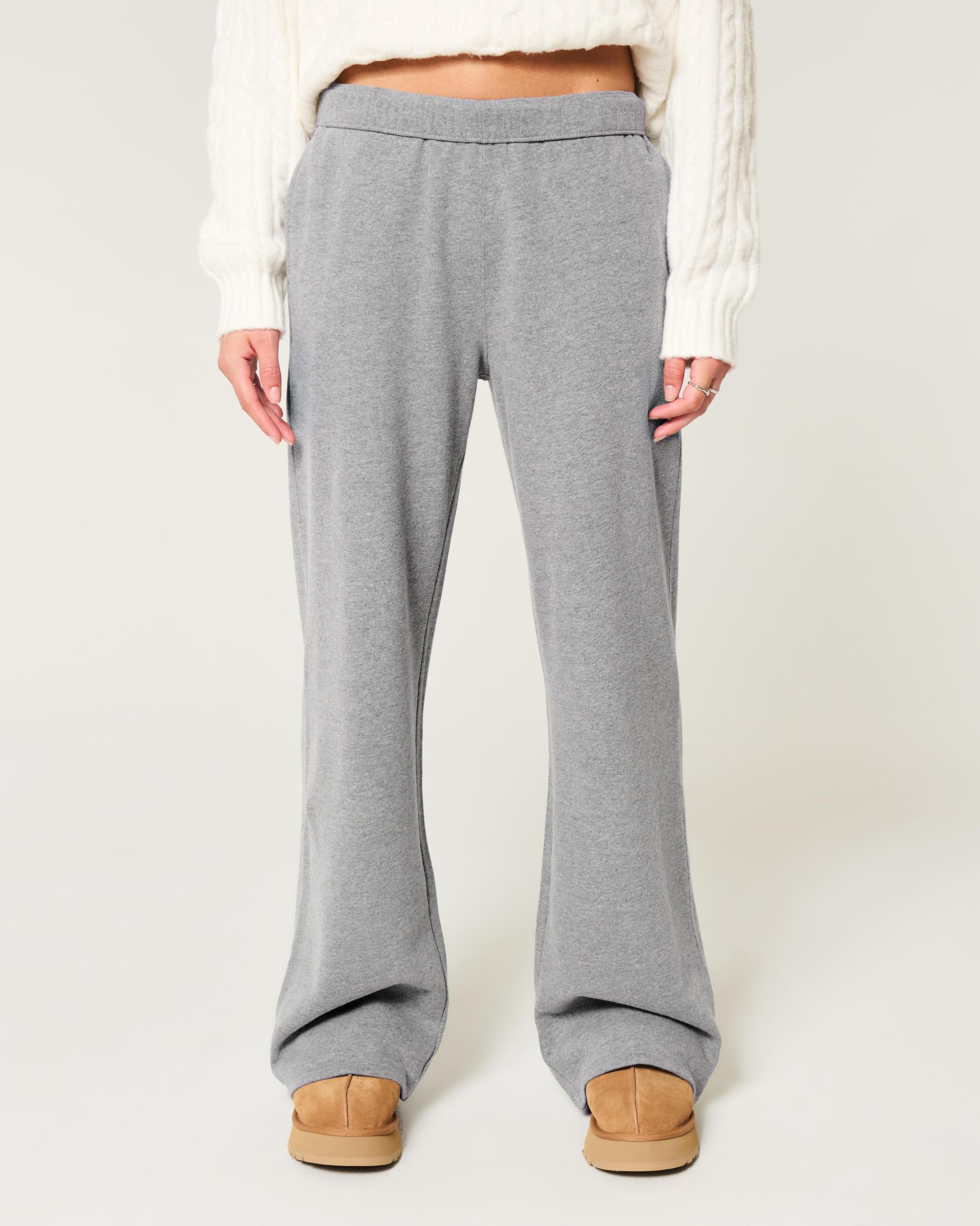 Hollister Feel Good Fleece Wide-Leg Pants Product Image