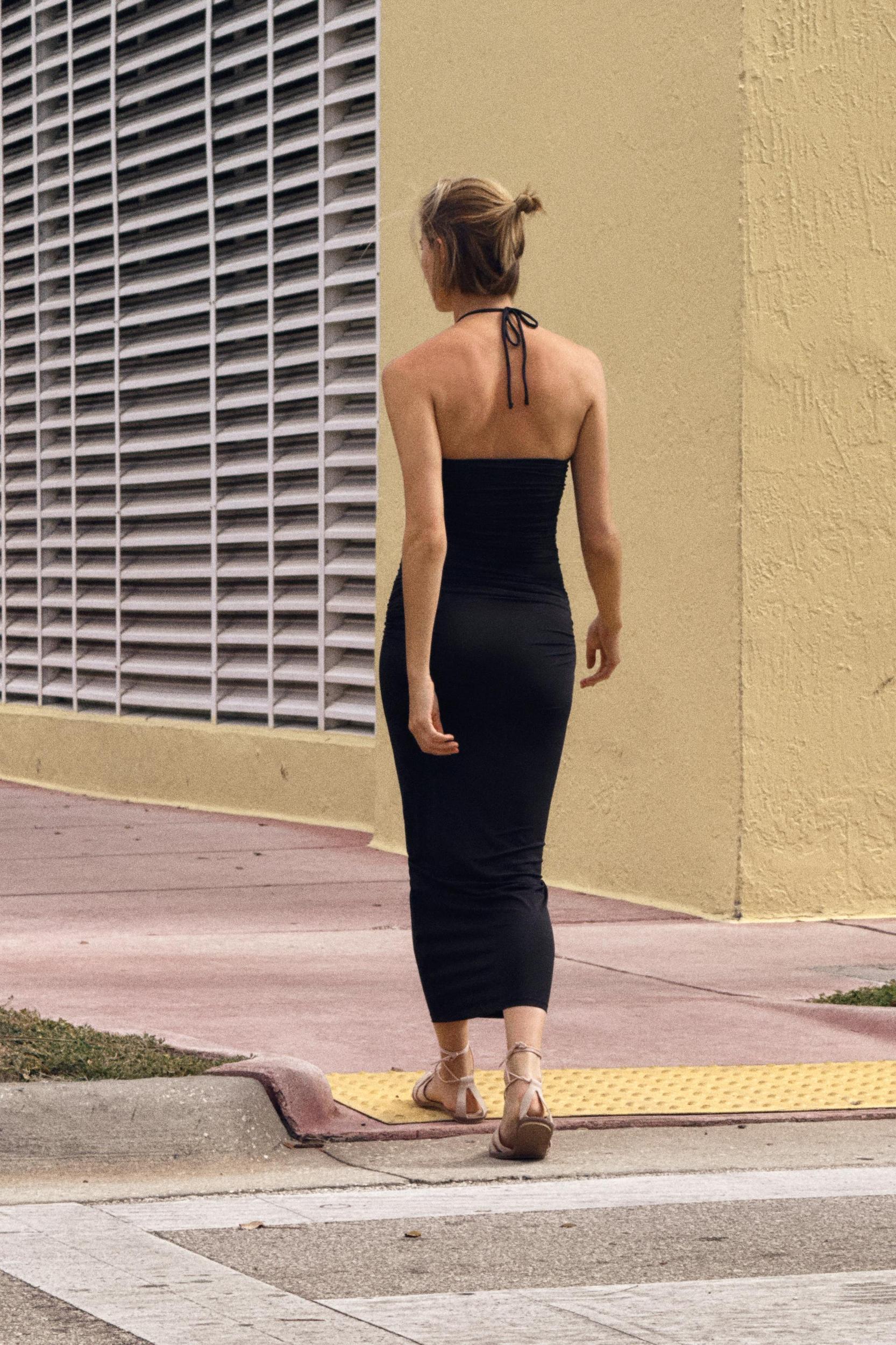 CUT OUT MIDI DRESS Product Image