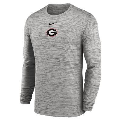 Georgia Sideline Velocity Men's Nike Dri-FIT College Long-Sleeve T-Shirt Product Image