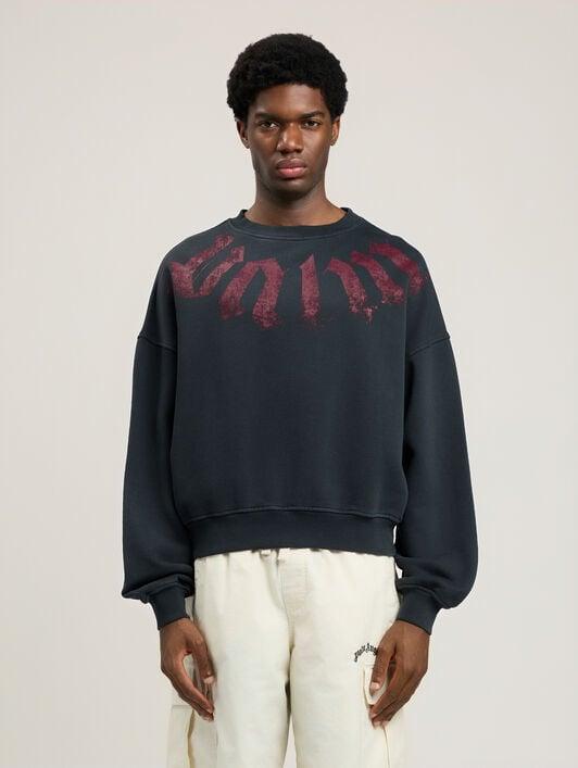 Big Neck Logo Loose Sweatshirt Product Image