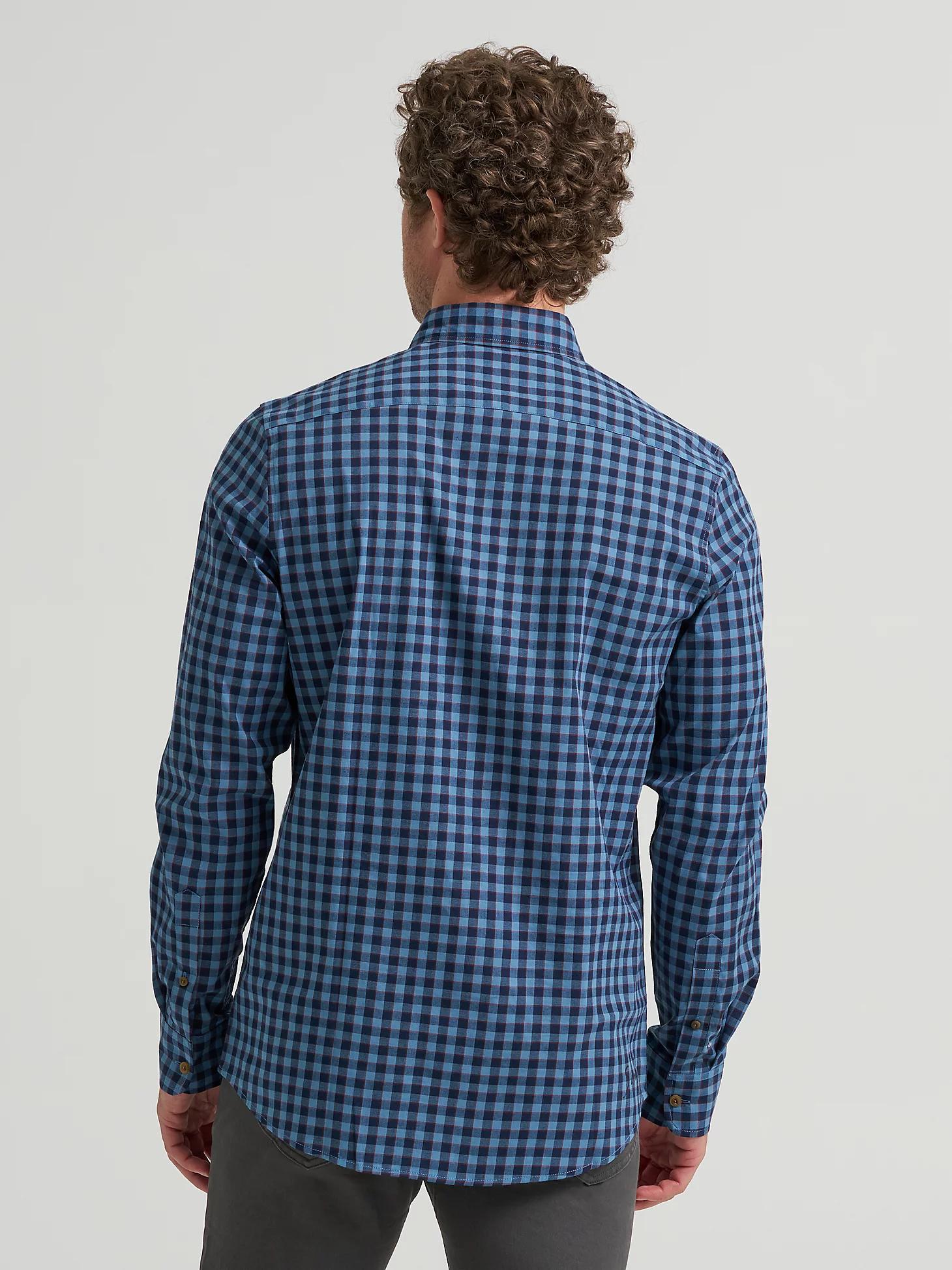 Men's Plaid Woven Button Down Shirt | Men's Tops & Tees | Lee® Product Image