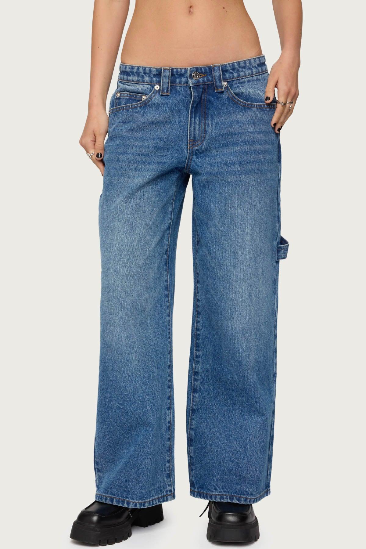 Petite Carpenter Low Rise Jeans Product Image