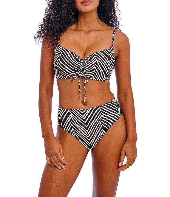 Freya Fiji Falls High Waist Moderate Coverage Swim Bottom Product Image