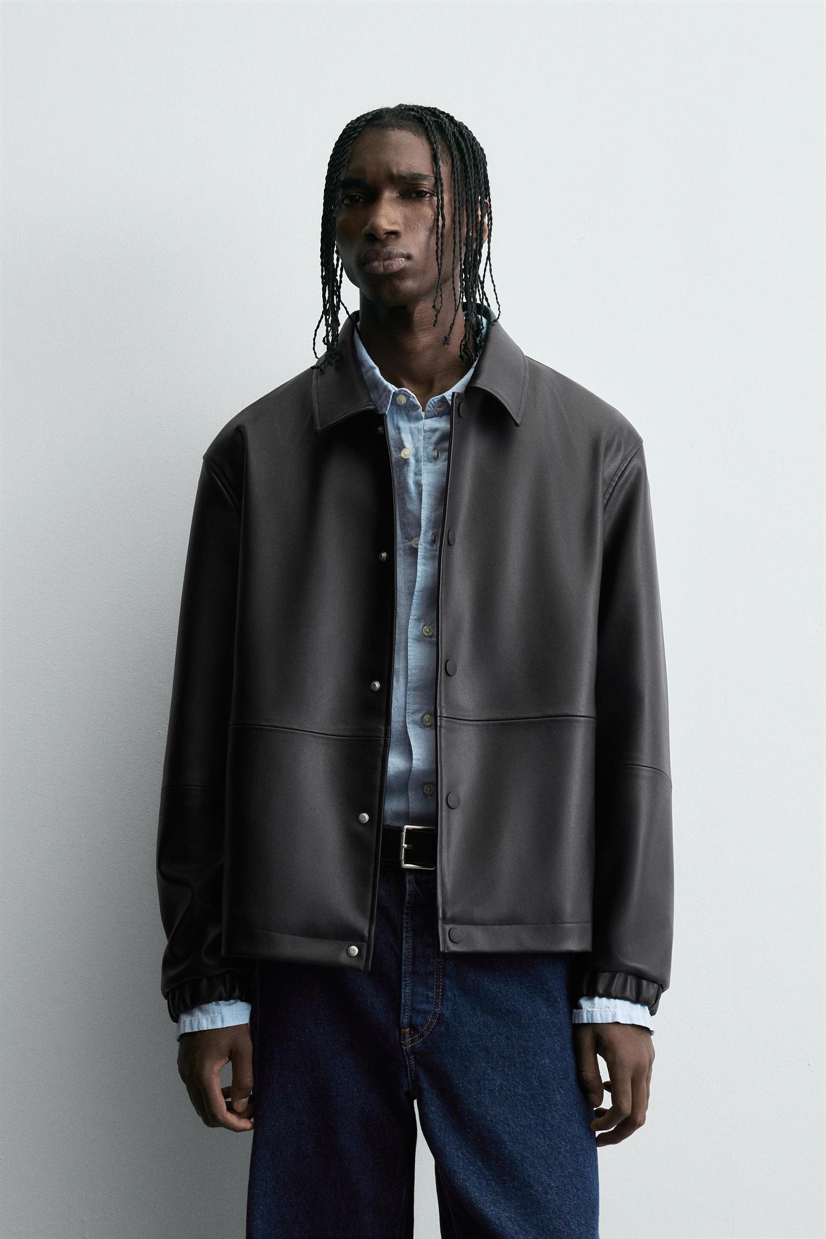 FAUX LEATHER JACKET Product Image