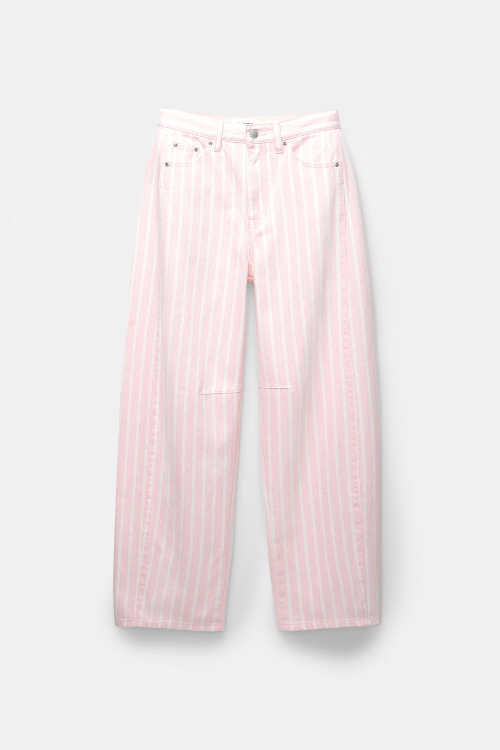 Striped balloon jeans Product Image