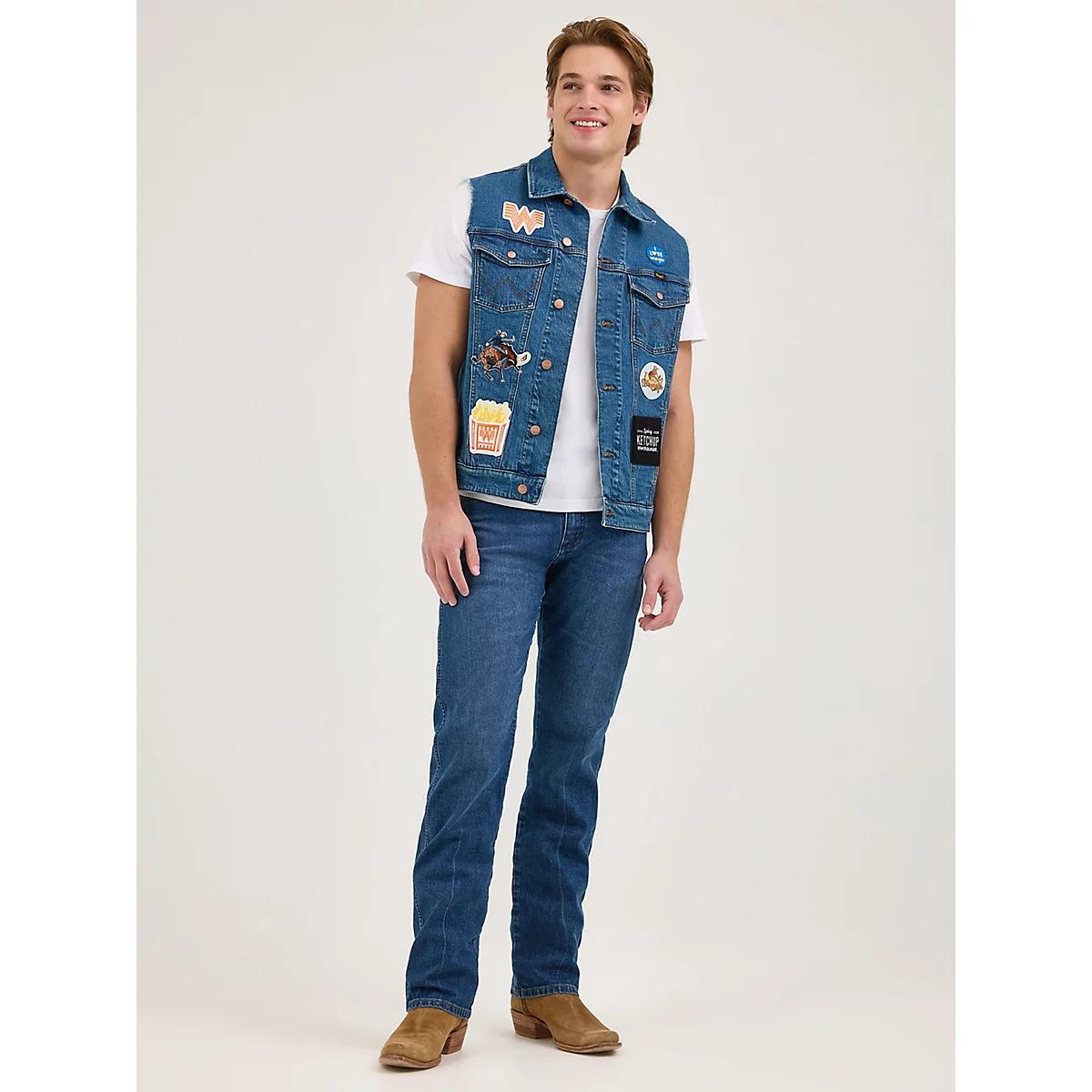 Wrangler x Whataburger Men's Cut-Off Vest in Rodeo Dust Fade Product Image