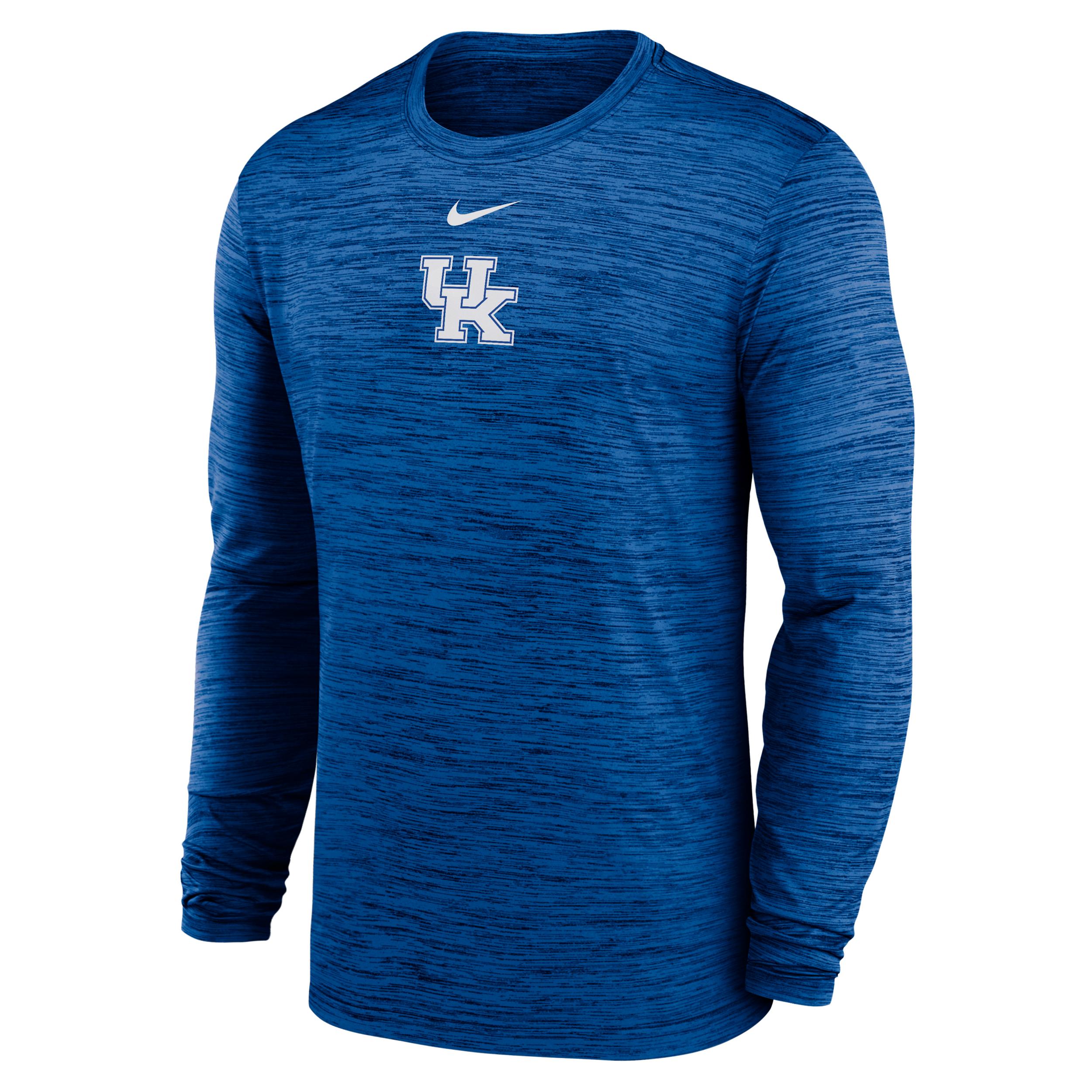 Kentucky Sideline Velocity Nike Men's Dri-FIT College Long-Sleeve T-Shirt Product Image