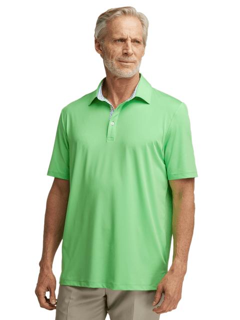 Performance Blend Three Button Polo - Lime Product Image