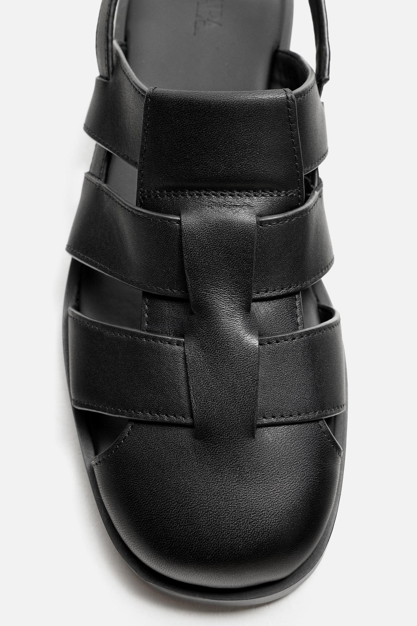 LEATHER FISHERMAN SANDALS Product Image