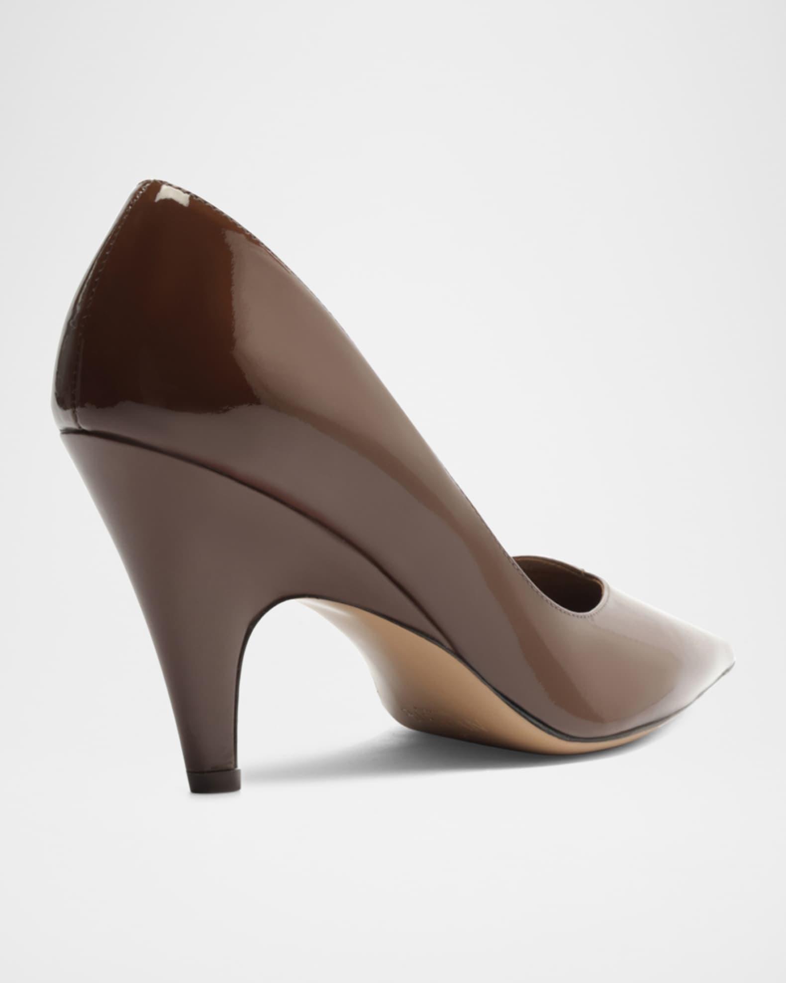 Frenchie Shiny Leather Pumps Product Image