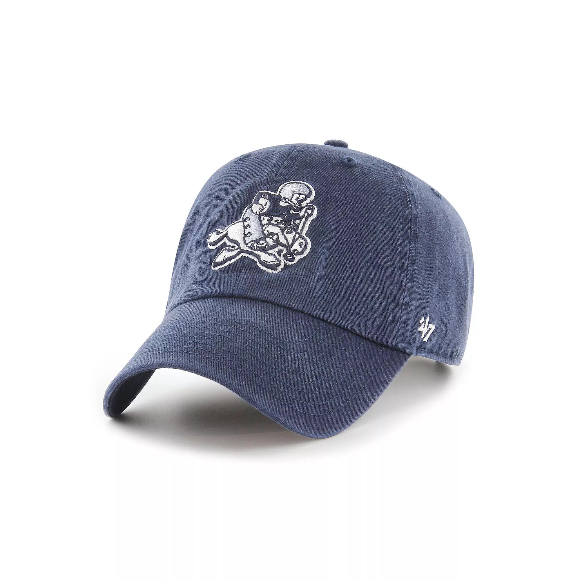 Men's '47 Navy Dallas Cowboys Retro Joe Clean Up Adjustable Hat, Blue Product Image