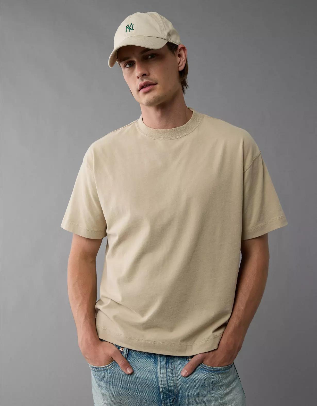 AE Boxy Sueded Jersey T-Shirt Product Image