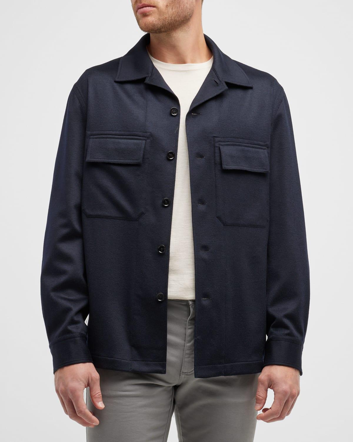 Mens Cashmere Overshirt Product Image