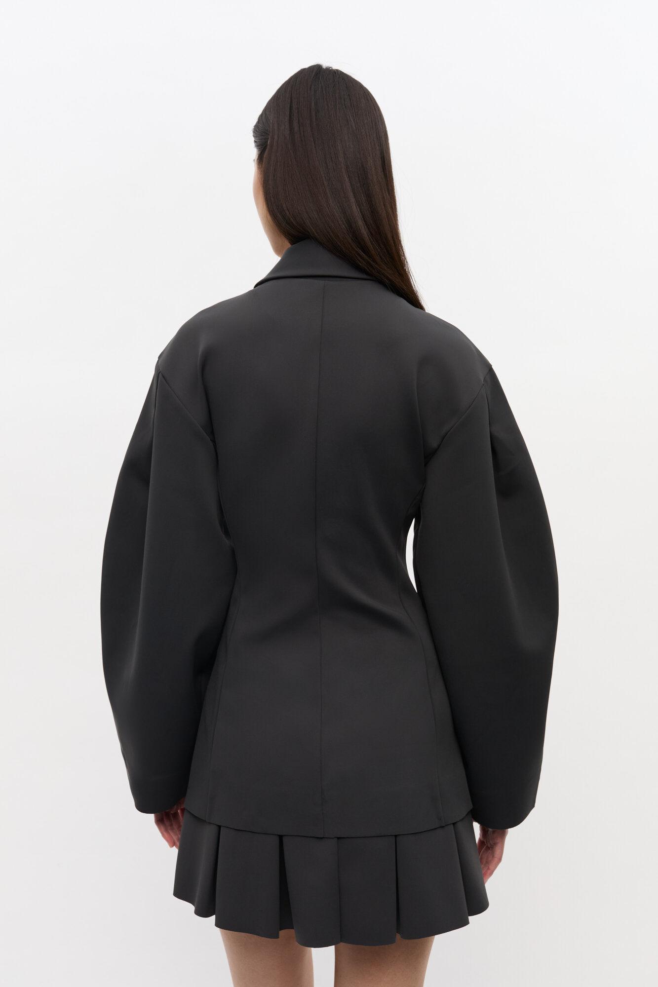 Black Structured Blazer Product Image