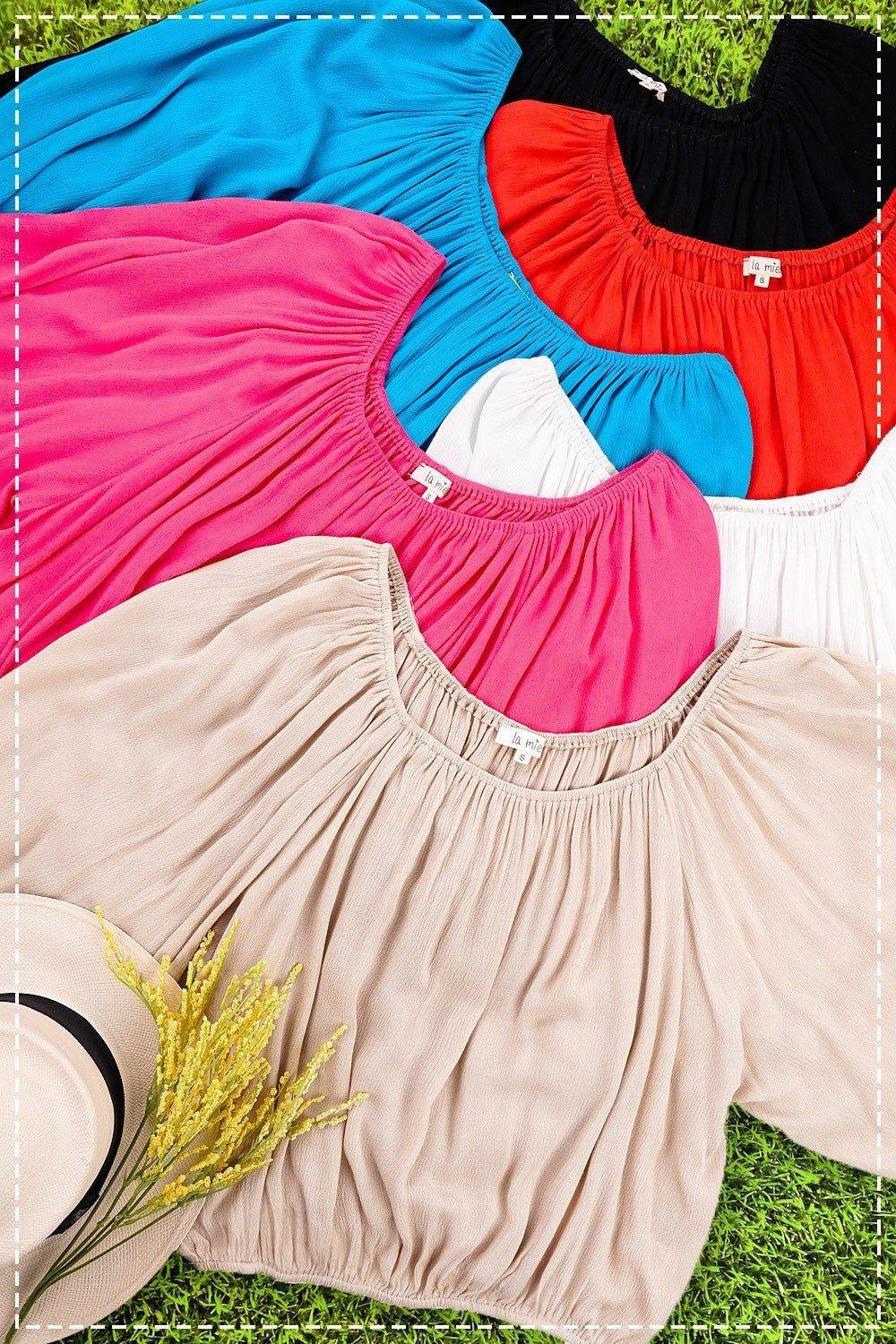 Jenna In The Wind Top- 6 Colors* Product Image