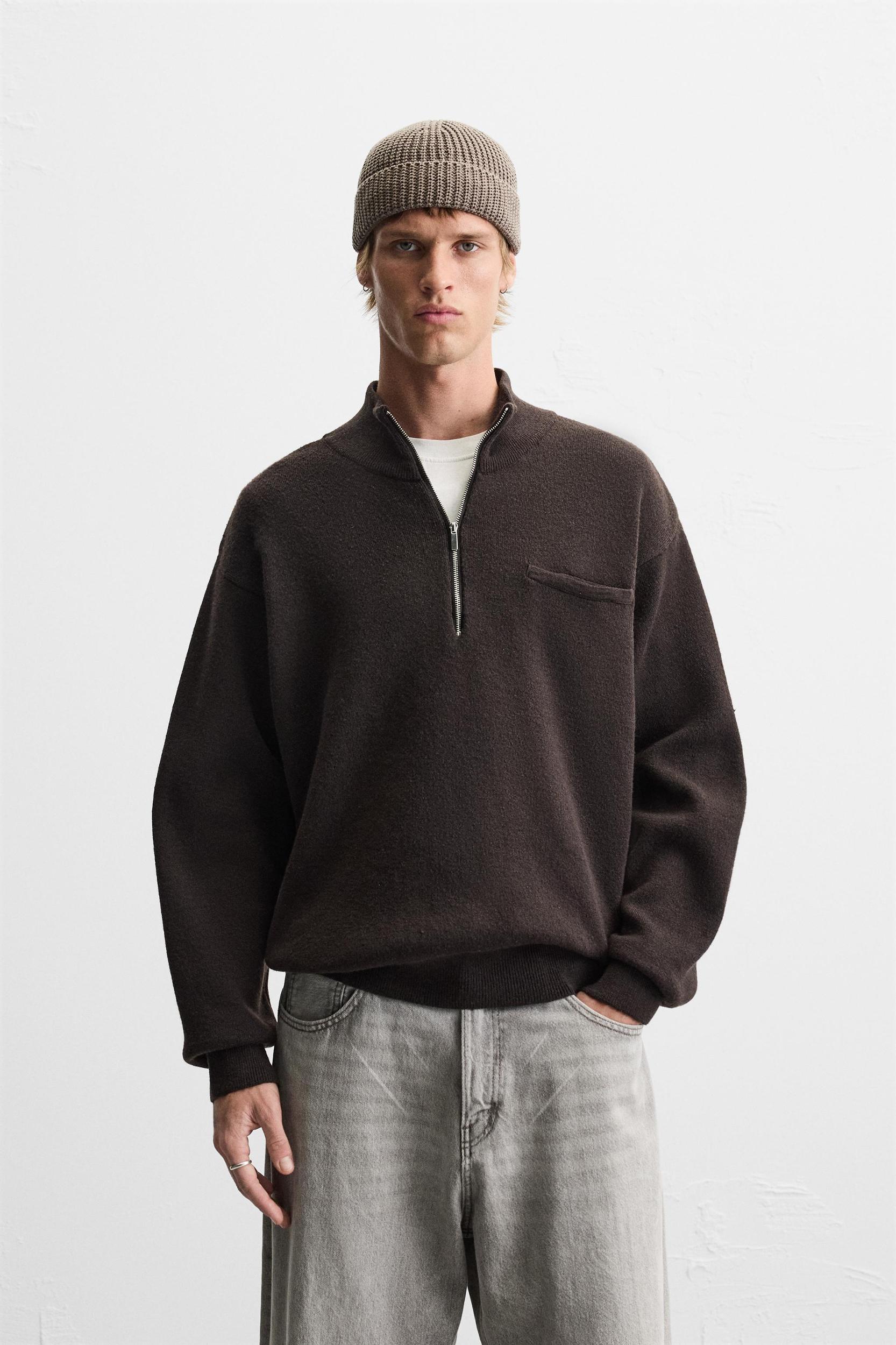 QUARTER ZIP SWEATER Product Image