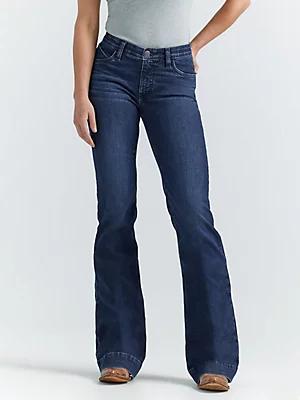 Women's Wrangler Ultimate Riding Jean Willow Mid-Rise Trouser in Sloane Product Image