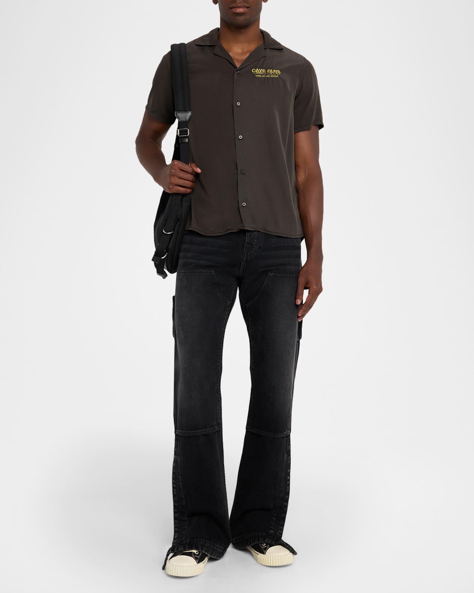 Men's Miguel Short-Sleeve Embroidered Camp Shirt Product Image