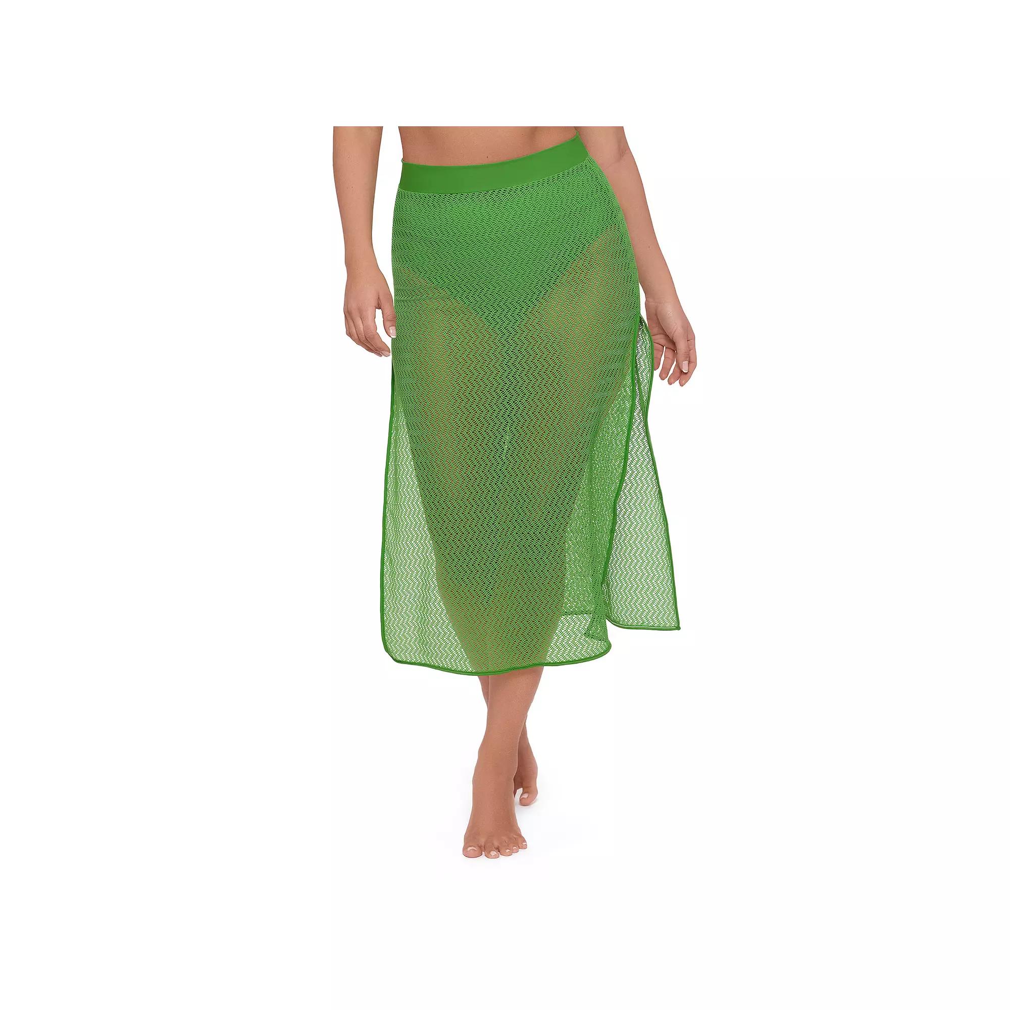 Women's S3 Swim Crochet Skirt with Side Slits,  Product Image