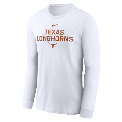 Texas Sideline Nike Men's Dri-FIT College Long-Sleeve T-Shirt Product Image