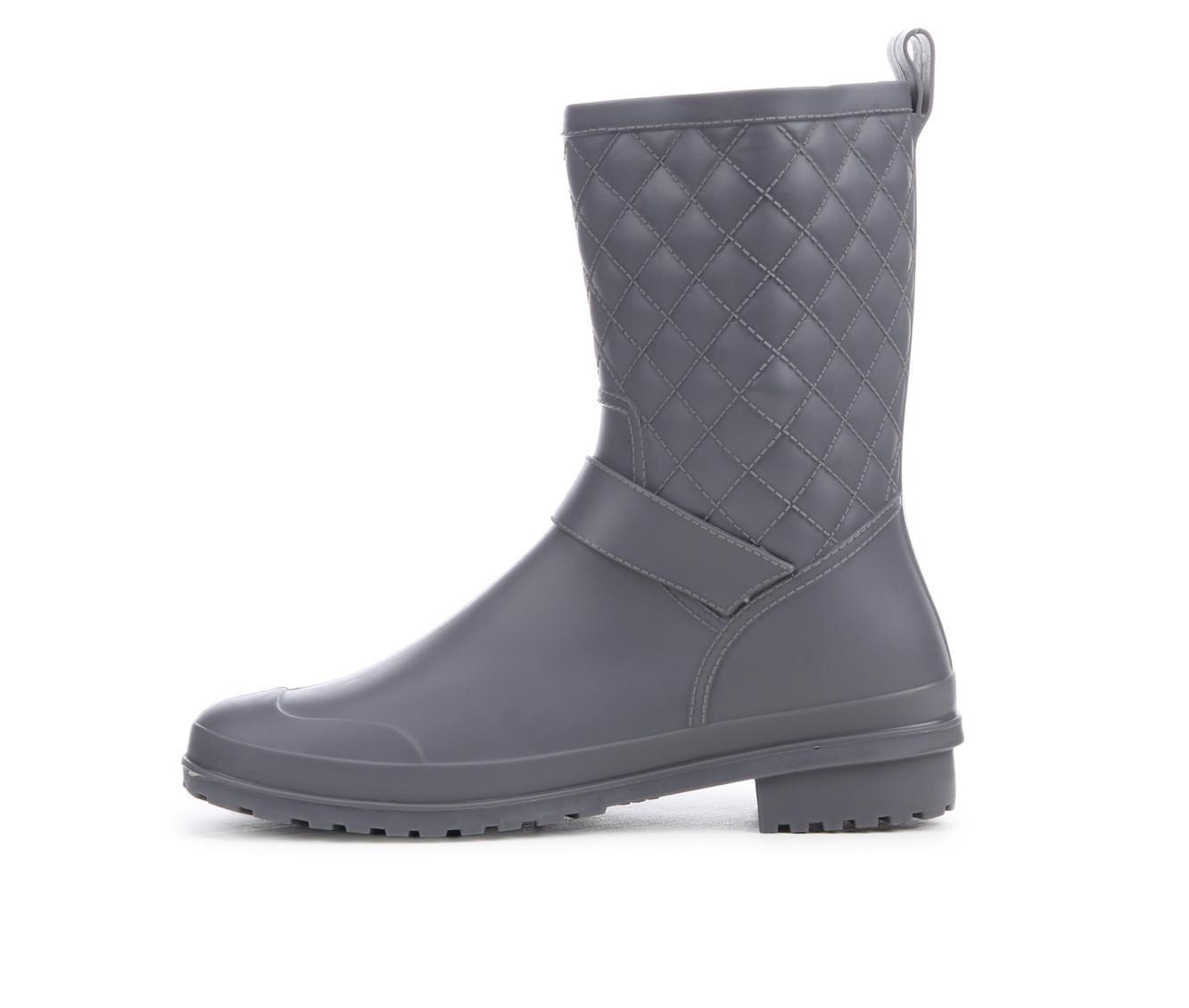 Women's Capelli New York Solid Quilted Rain Boots Product Image
