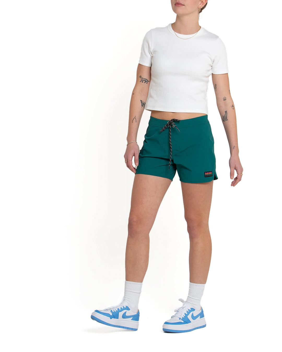 Earth Vibe Boardshort - Alpine Green Product Image