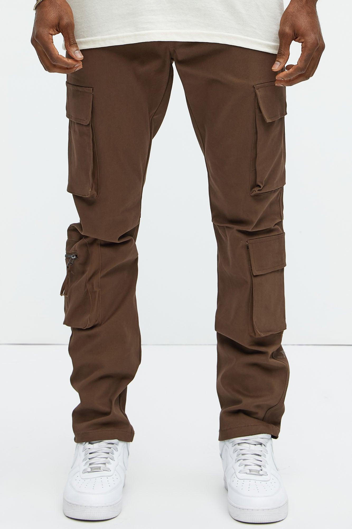Stay On It Skinny Cargo Pants - Brown Product Image