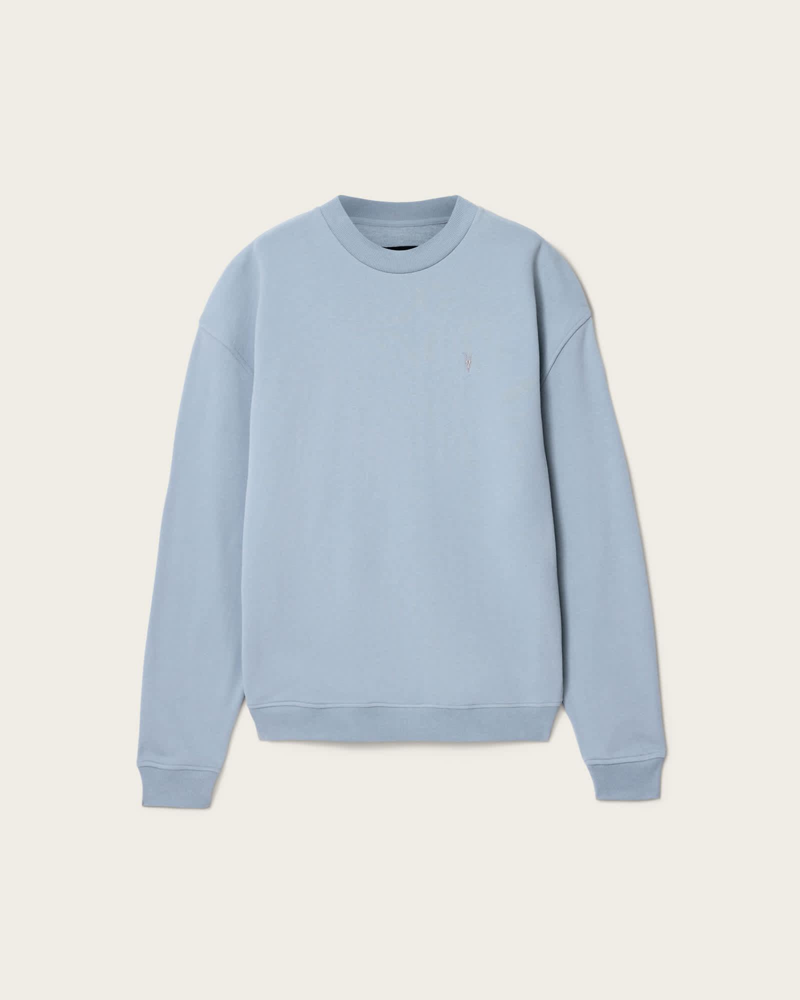 Asher Ramskull Oversized Sweatshirt MAYA BLUE | ALLSAINTS US Product Image