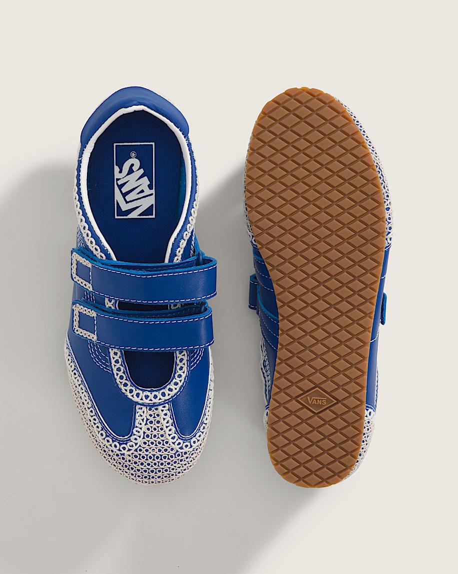 Premium Mary Jane Super LowPro Shoe in Blue / Marshmallow White| Vans US Product Image