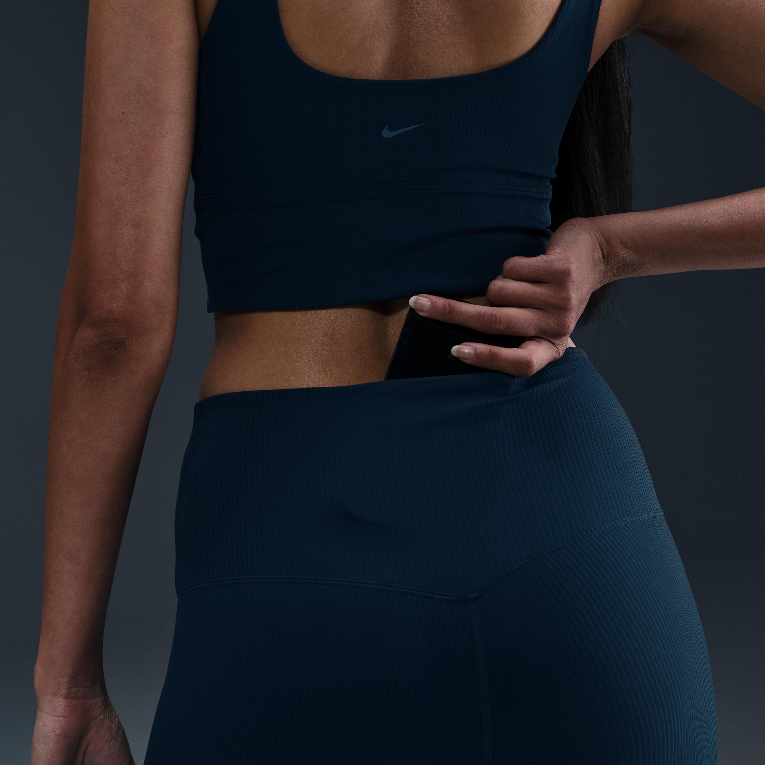 Nike Women's Zenvy Rib High-Waisted 7/8 Leggings Product Image