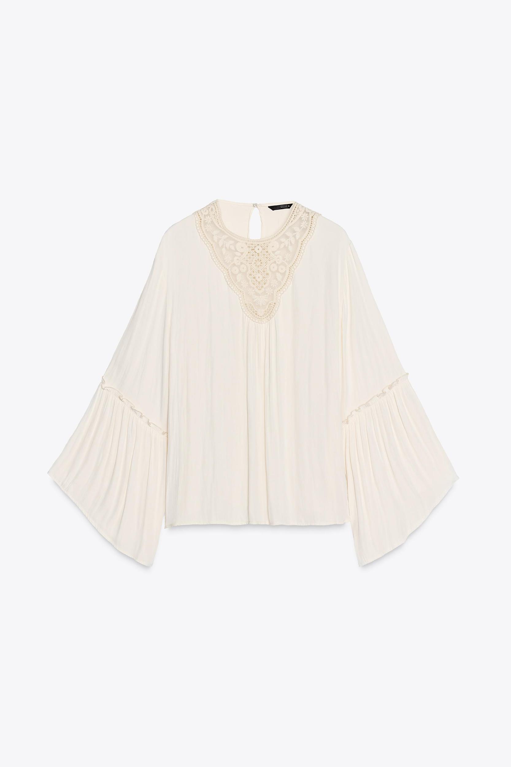 FLUID GATHERED BLOUSE Product Image